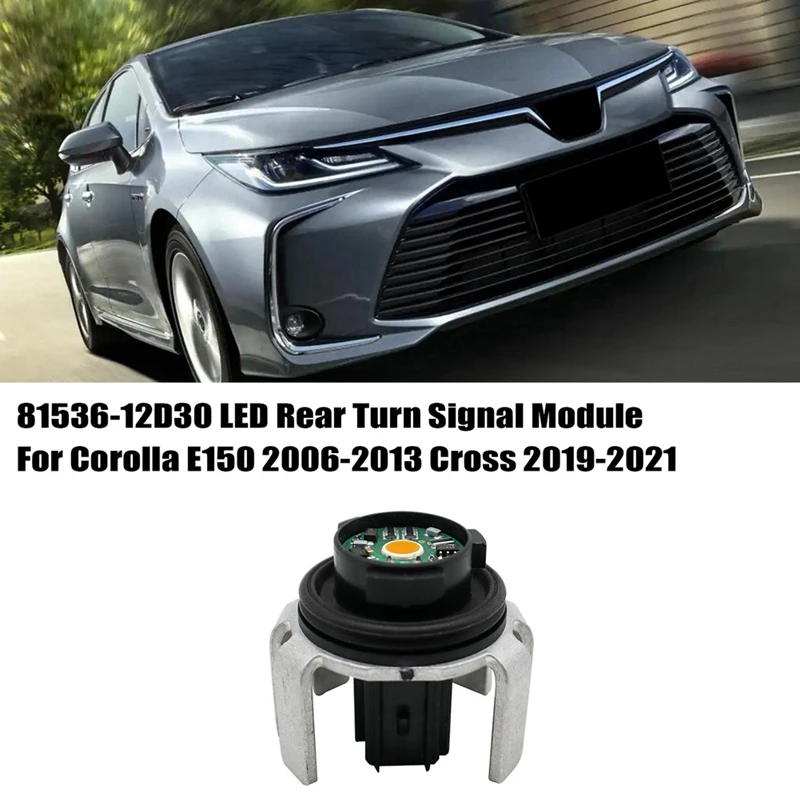 3X 8153612D3 0 светодиодный модуль заднего поворотного сигнала для Toyota Corolla E150 2006-2013 Cross