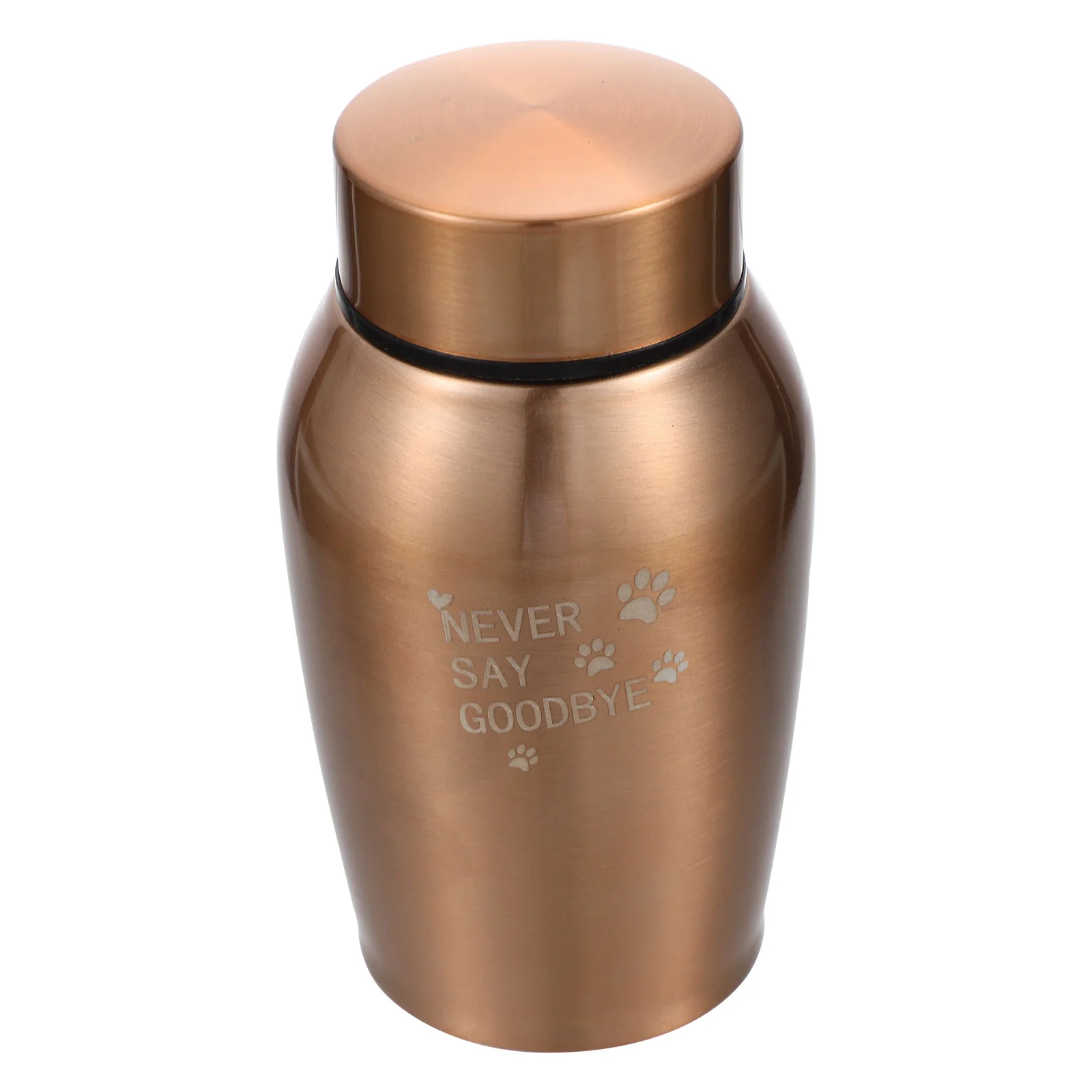 

Pet Ashes Cremation Urn Dog Sealed Cinerary Casket Stainless Steel Ash Jar