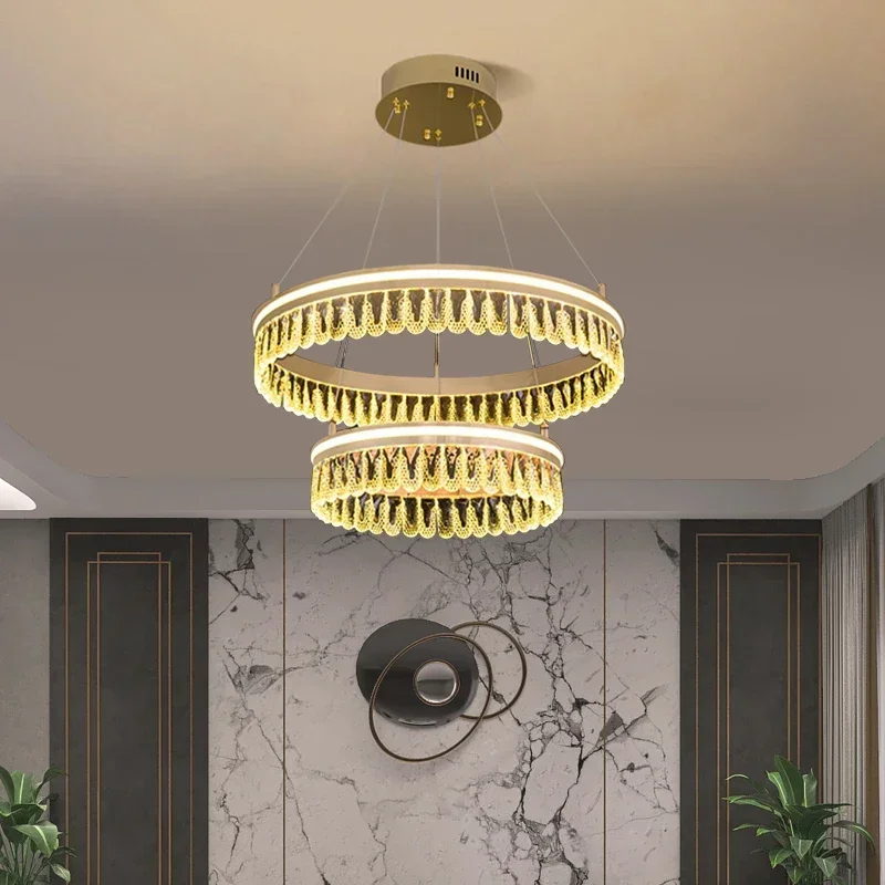 ASHER подвесной хрустальный светильник современная винтажная светодиодная