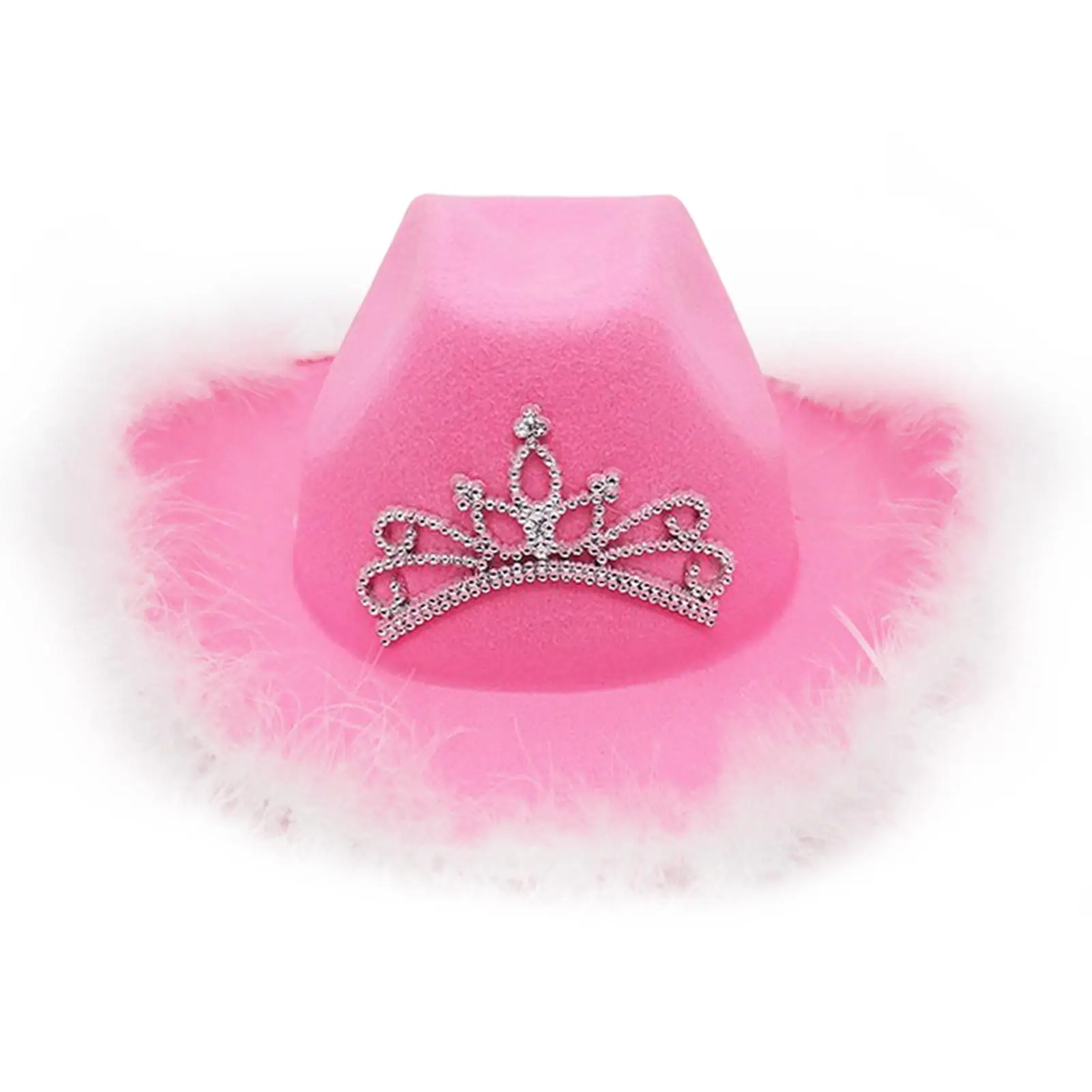 

Western Cowboy Cowgirl Hat with Sequin Star Party Favors Fedora Rolled for Party Holiday Ladies, Girls and Children Adult Teens