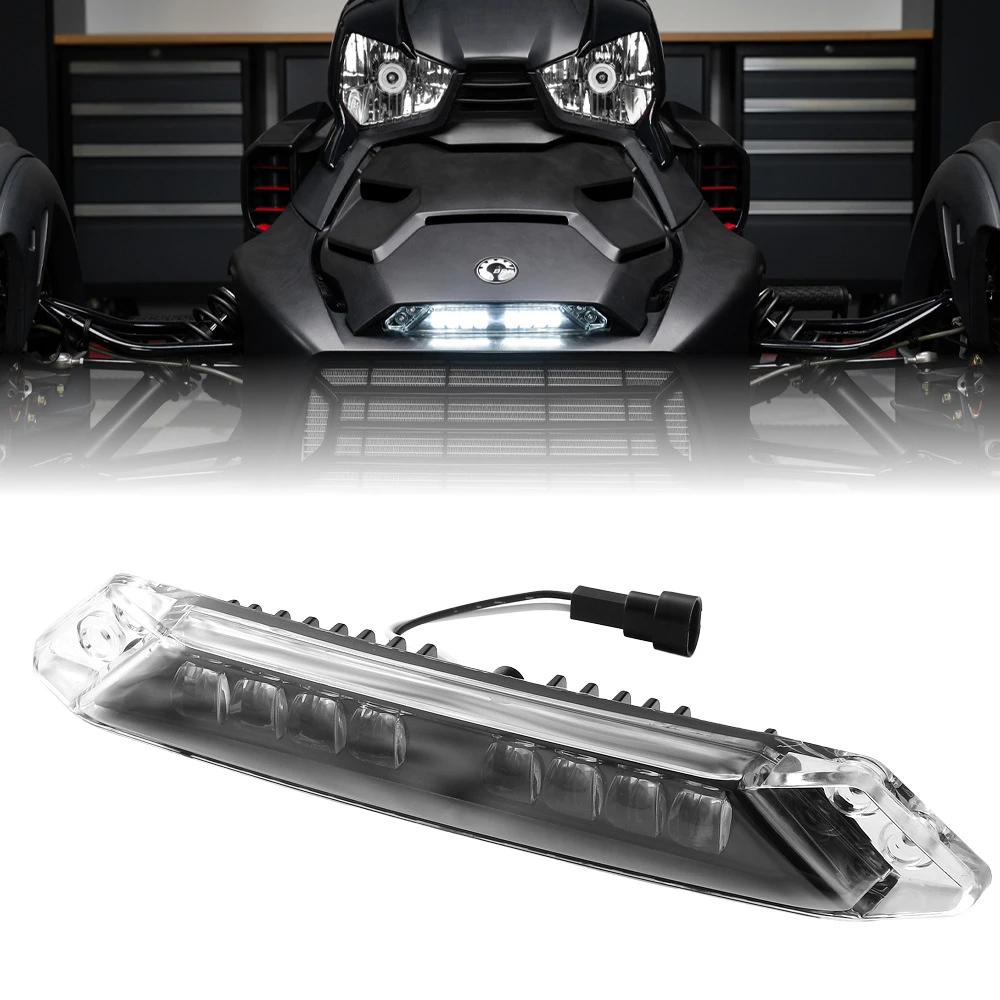 Фото Комплект светодиодного вспомогательного освещения для Can-Am 600 900 Sport Ryker Светодиодный фирменный белый светильник на передний бампер Вспомогательная полоса лампы для работы №1
