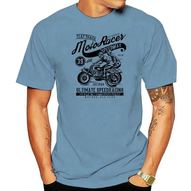 

2022 New Mens Motocross Biker Racer Speedway Biker Men's T-Shirt Tee Shirts