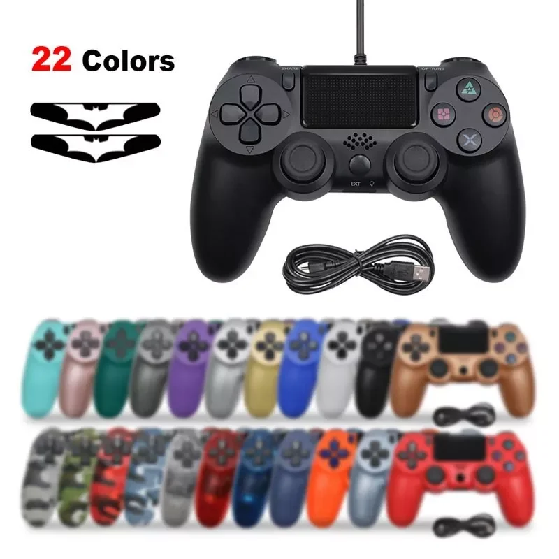 

USB Wired Joystick for PS4 Controller Fit For mando ps4 Console For p4 wired Gamepad For PS3 for PC WIN 7/8/X