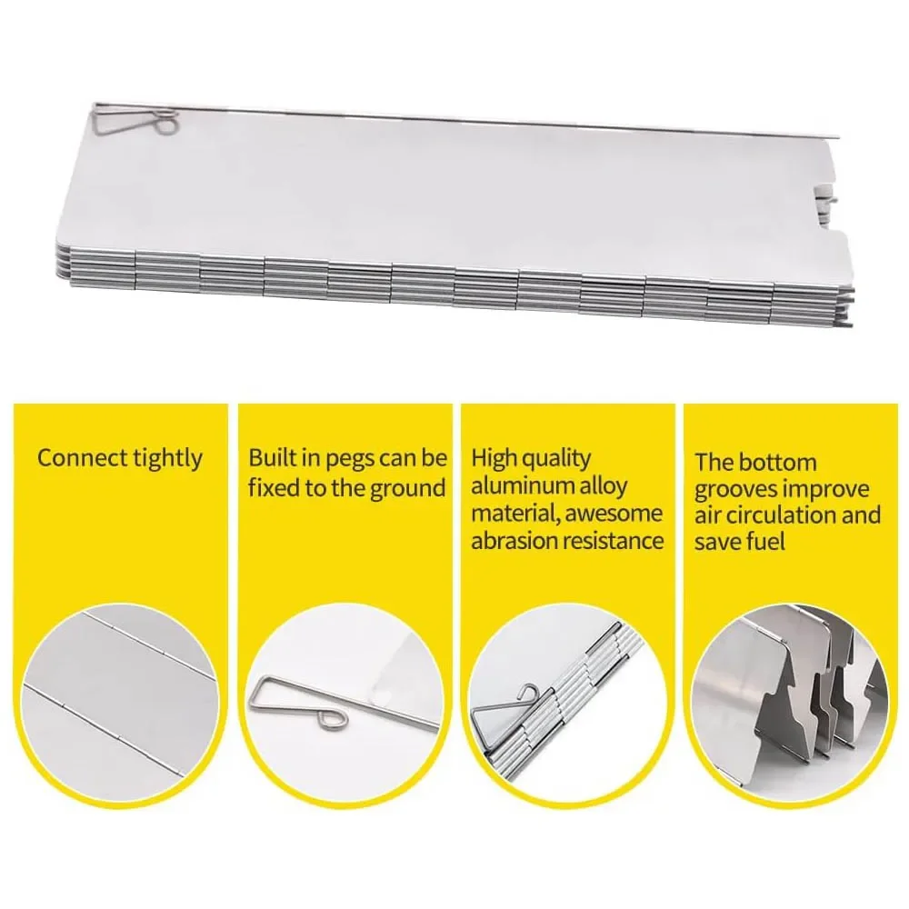 8/9/10/12/14/16 шт. газовая плита для кемпинга оксидированный алюминиевый сплав