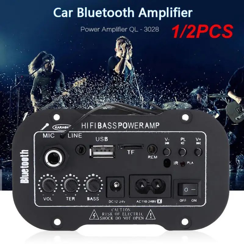 

Universal Car Audio Amplifier AMP MP3 MIC SD USB DVD Stereo HiFi Bass Power Remote Control Car Audio Accessories