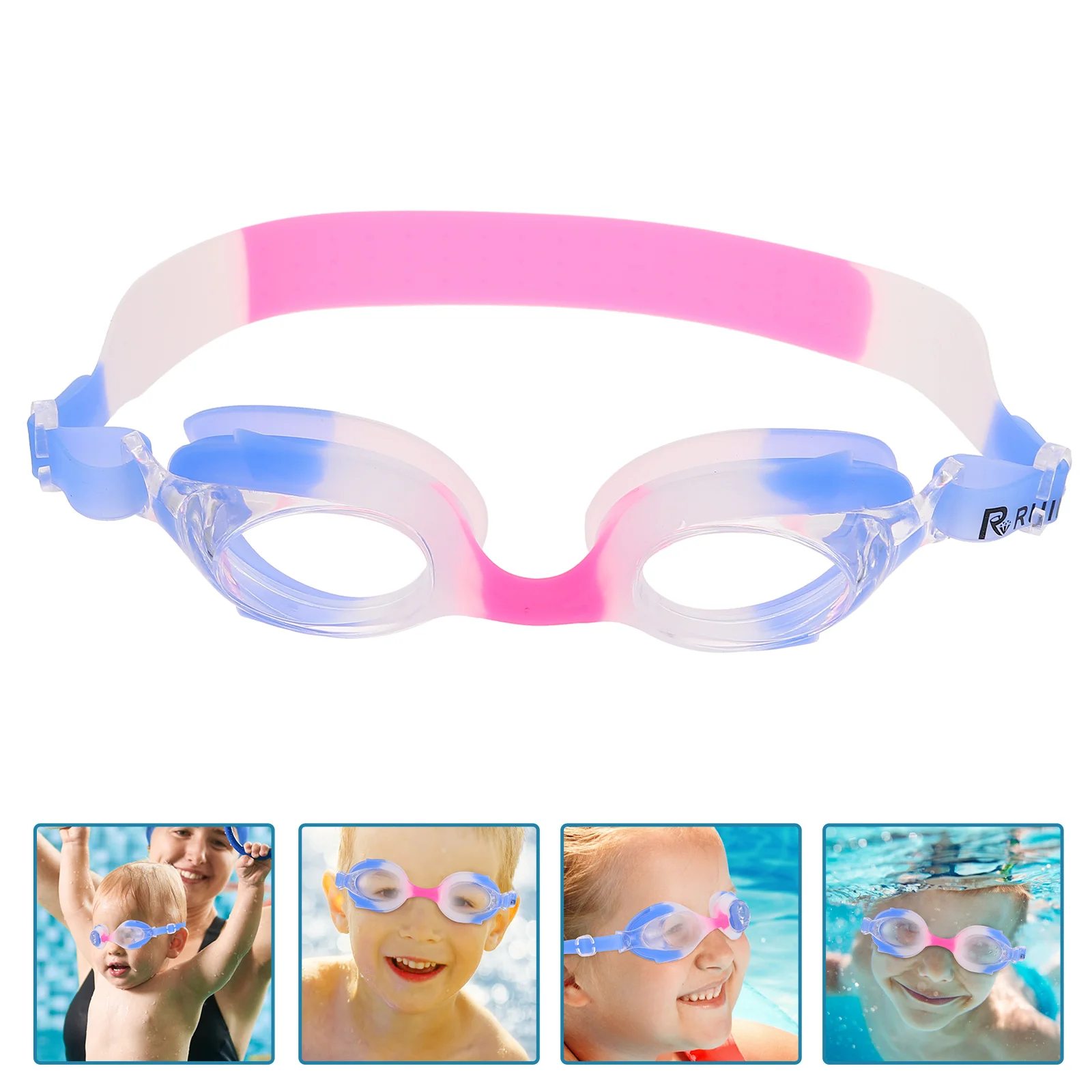 

Anti-fog Children's Swimming Goggles Waterproof Kids Mirror UV Lens Girl Glasses