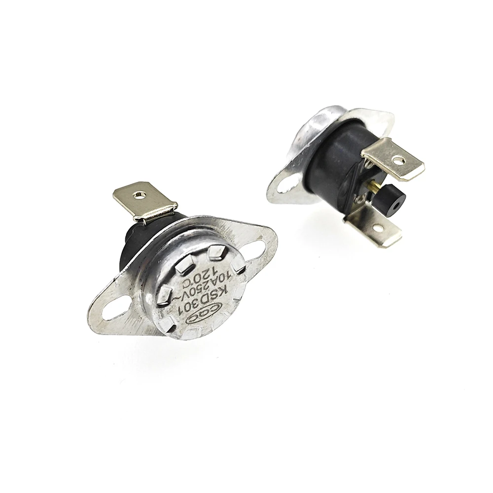 Термостат KSD301 KSD303 с ручным сбросом и регулировкой температуры 10 А 45 100 °C 150 шт.