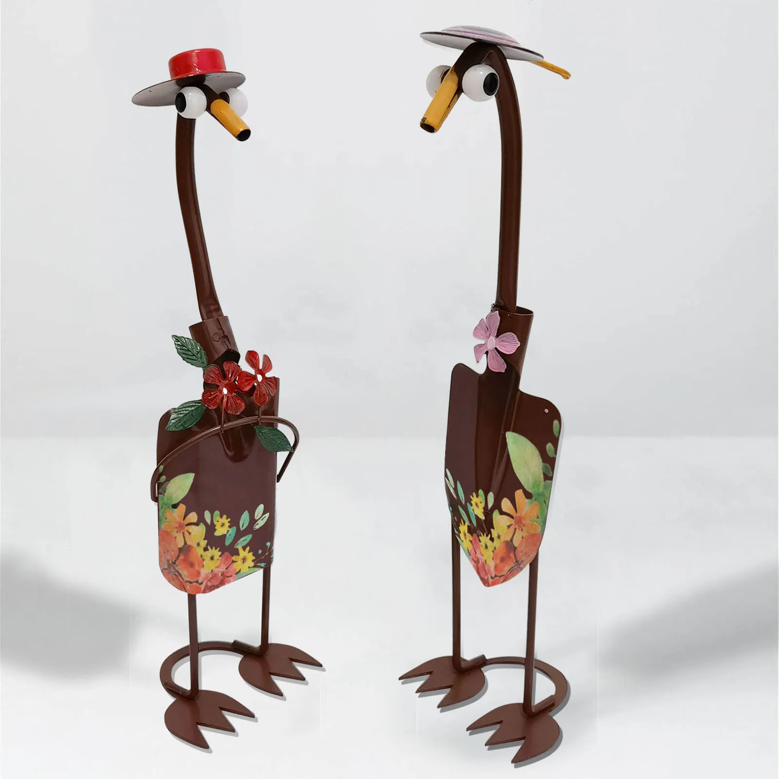 

Adorable Duck Garden Arts Christmas Ornament Garden Statue Sculpture Resin Craft Landscaping Lawns Yard Ponds Decoration G3