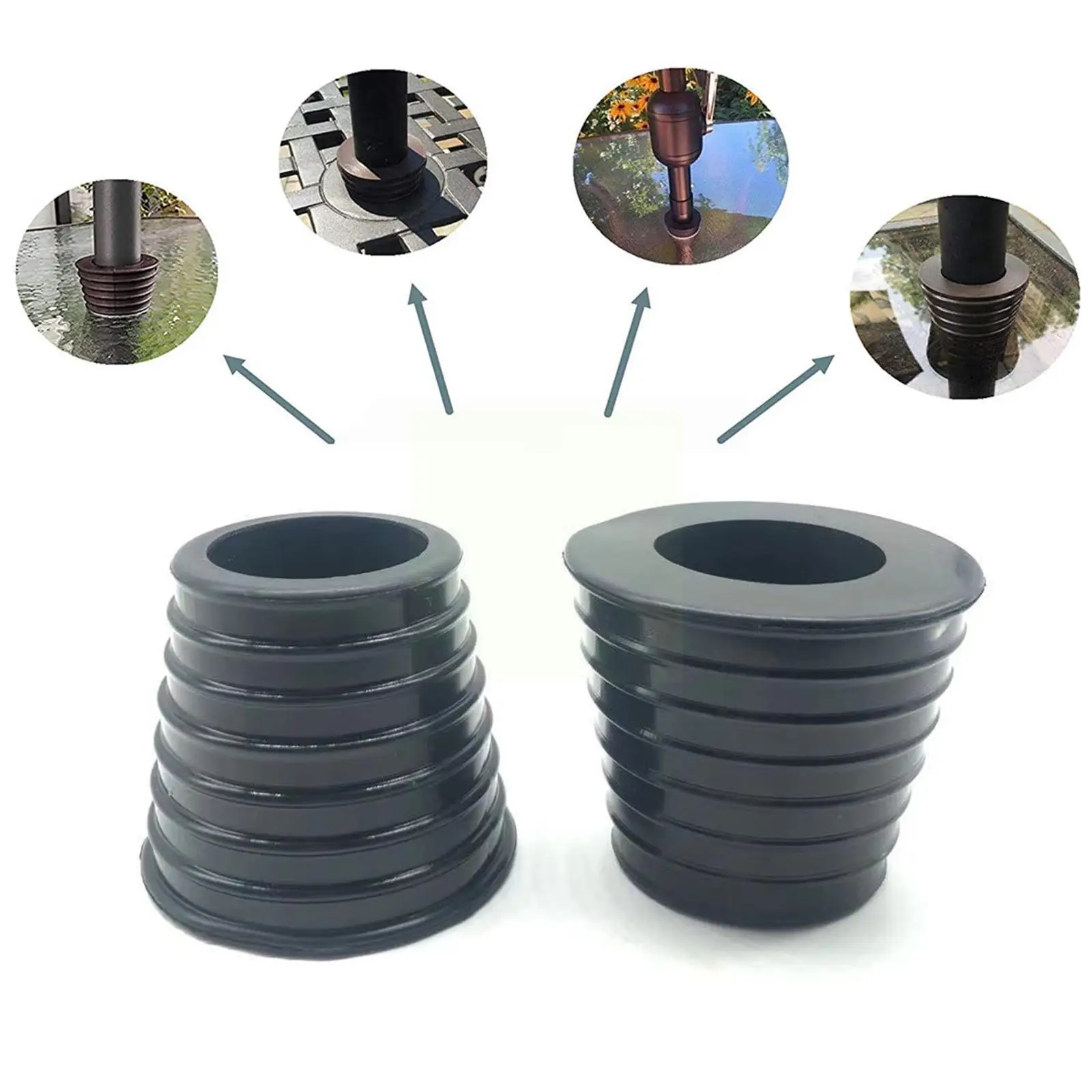 

1pc Umbrella Cone Wedge For Patio Table Hole Opening Or Parasol Base Stand 1.9 To 2.7 Inch Umbrella Pole Diameter Y4W4