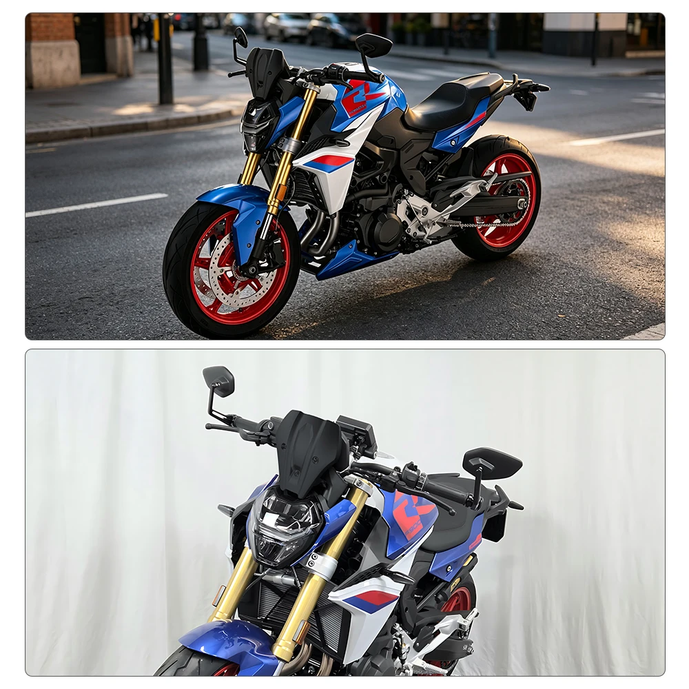 Новые аксессуары для мотоцикла BMW F900R (2025-2026): малое переднее ветровое стеклообтекатель (art.: 3920dca3f7bf4) - 3920dca3f7bf4