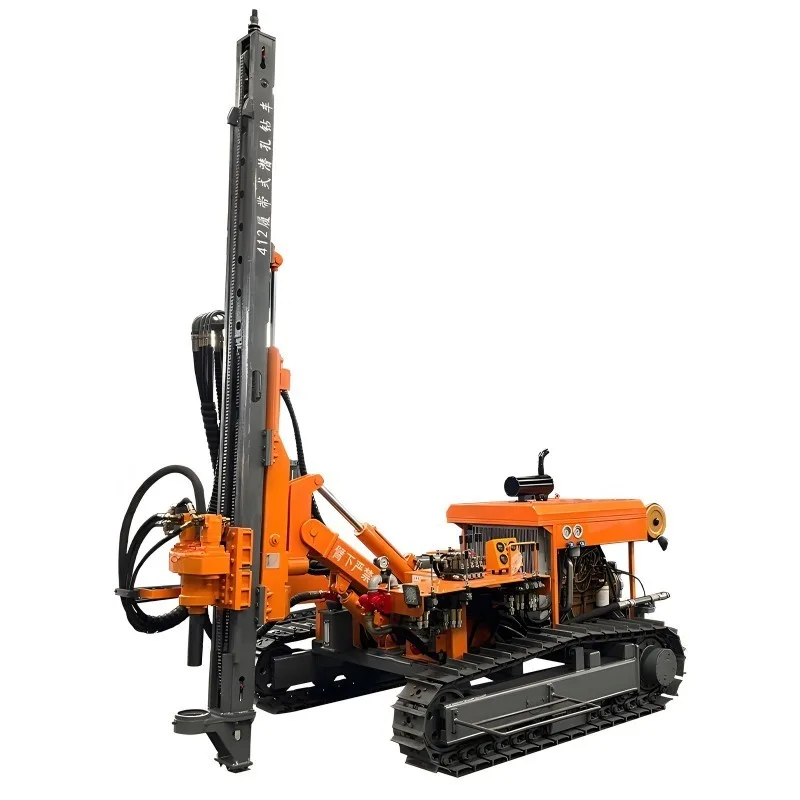 Гусеничная буровая установка для майнинга. Буровая сверления отверстий
