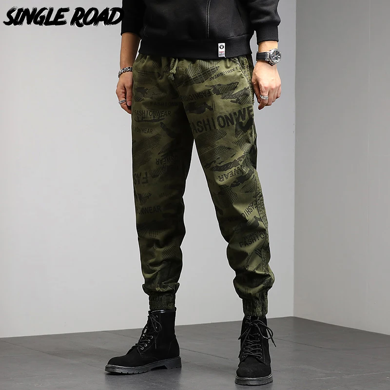 

Однодорожные мужские брюки-карго, мужские 2023, модные камуфляжные тактические военные мешковатые джоггеры, мужские брюки, уличные повседневные брюки с принтом