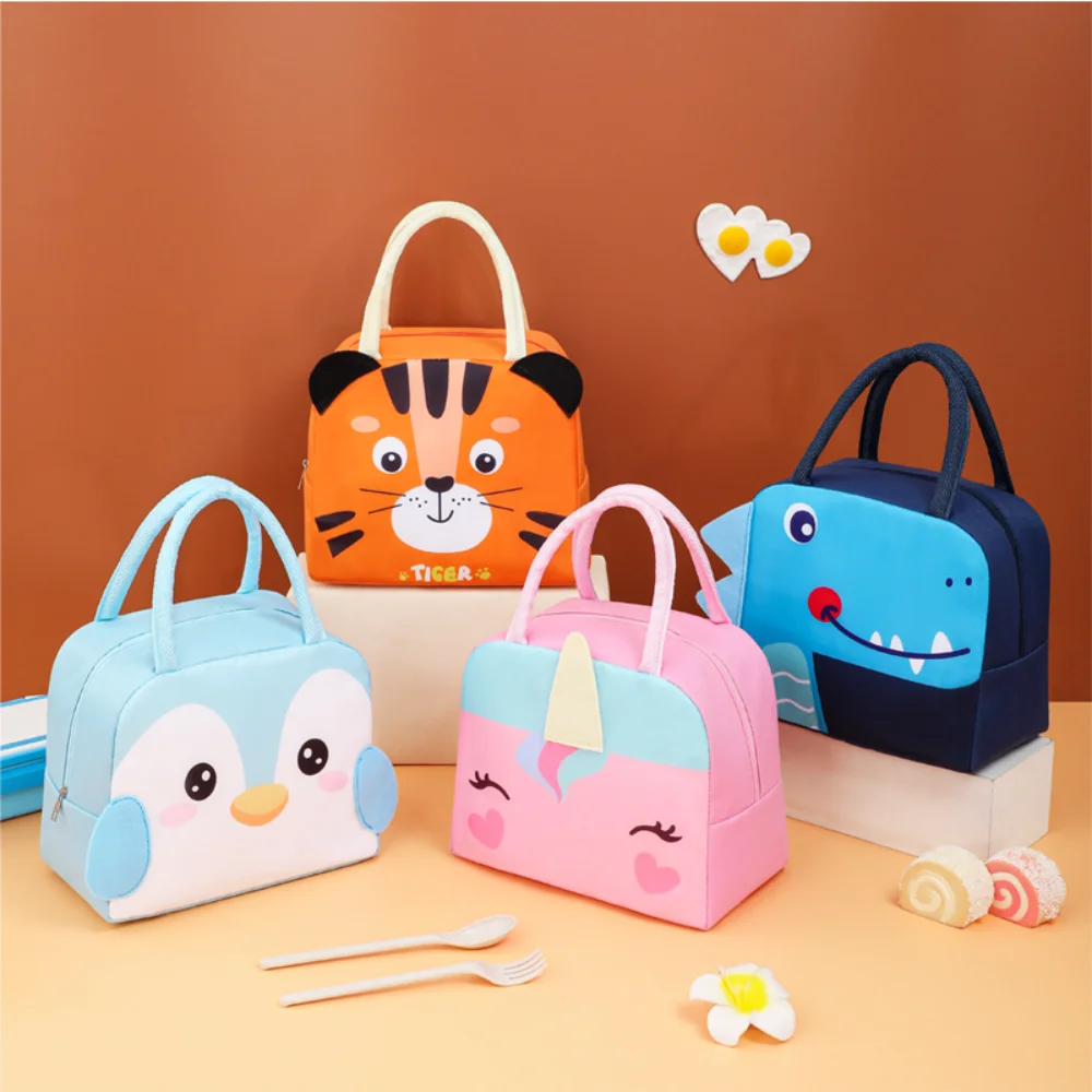 Portable Fridge Thermal Bag Children's School Thermal Insulated Lunch Box Tote Food Cooler Bag Handbag Lunch Bag Insulated Bag