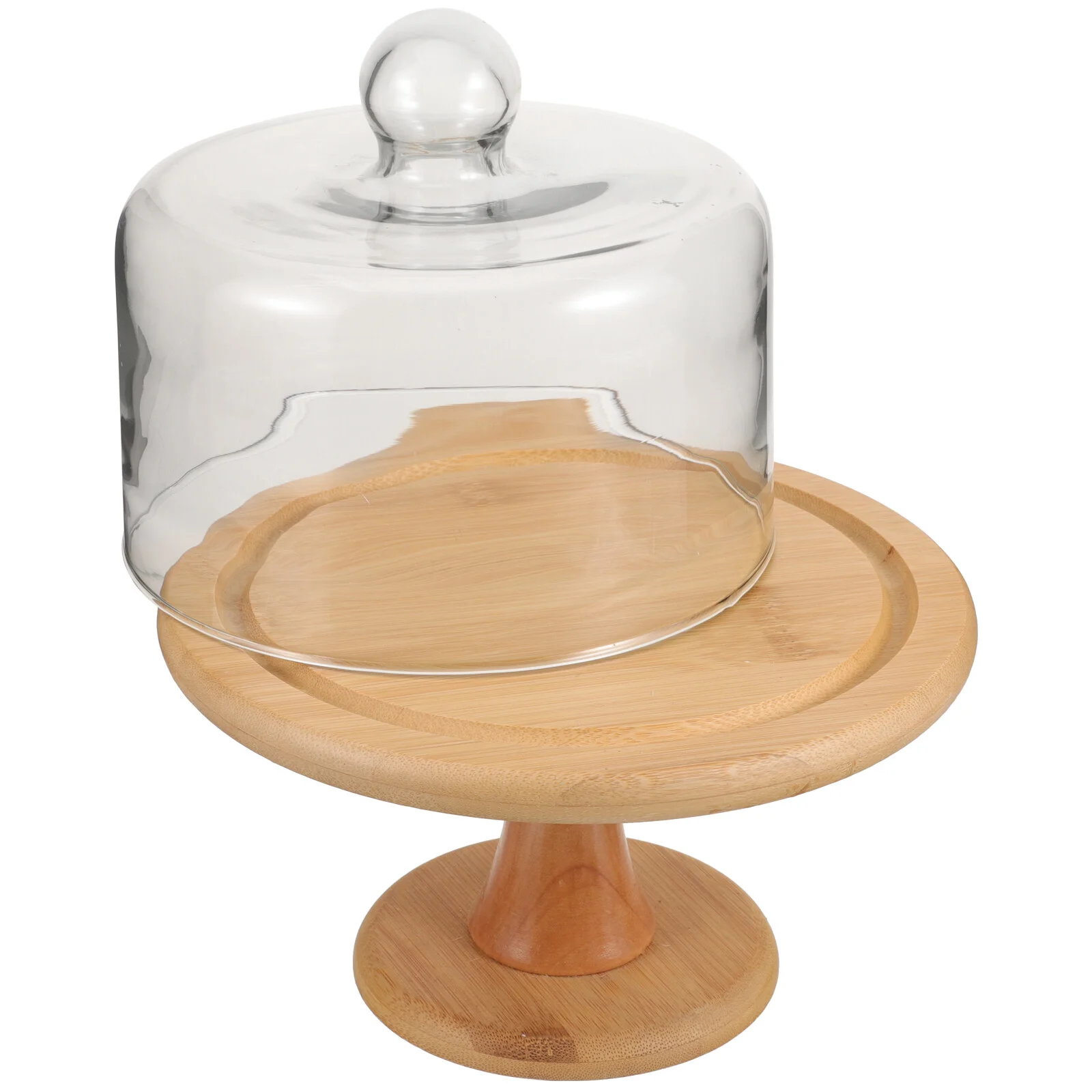

Dessert Stand Cake Tray Lid Display Serving Platter Clear Snack Display Rack Dome Bread Capacillos Para Storage Plate