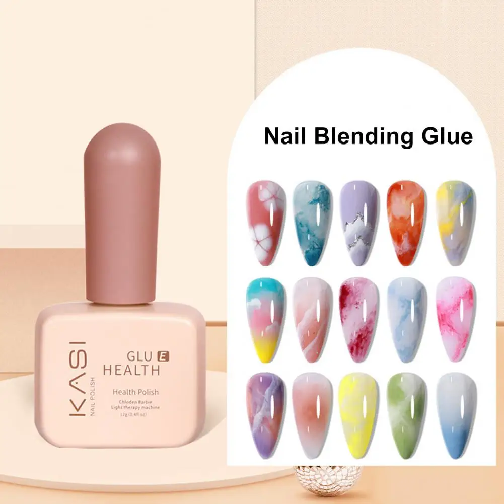 

Гель-лак KaSi 12 мл для женщин, градиентный мраморный лак для ногтей, градиентный узор, лак для ногтей «сделай сам», УФ-клей для женщин