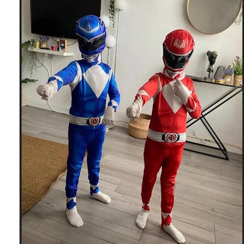 Фото ❤ 2026 ❤    Костюм на Хэллоуин для детей и взрослых: Power Morpher, Супергерой, Самурай, Сентай, Шинкенджер, Рейнджерс, косплей для мальчиков и девочек, фантазийный костюм ❤ №3