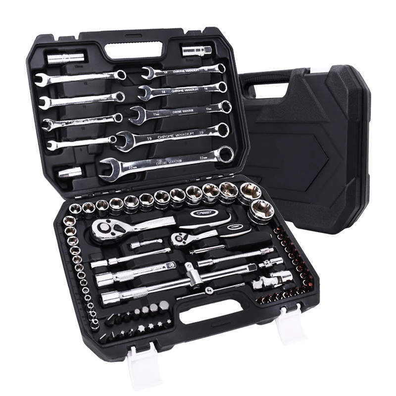 Гаечный ключ и торцевой ключ механический ручной инструмент набор ключей для ремонта автомобиля с универсальным соединительным адаптером Динамометрический Трещоточный ключ набор механических инструментов Гаечный ключ и торцевой ключ механический ручной инструмент набор ключей для ремонта автомобиля с универсальным соединительным адаптером Динамометрический Трещоточный ключ набор механических инструментов