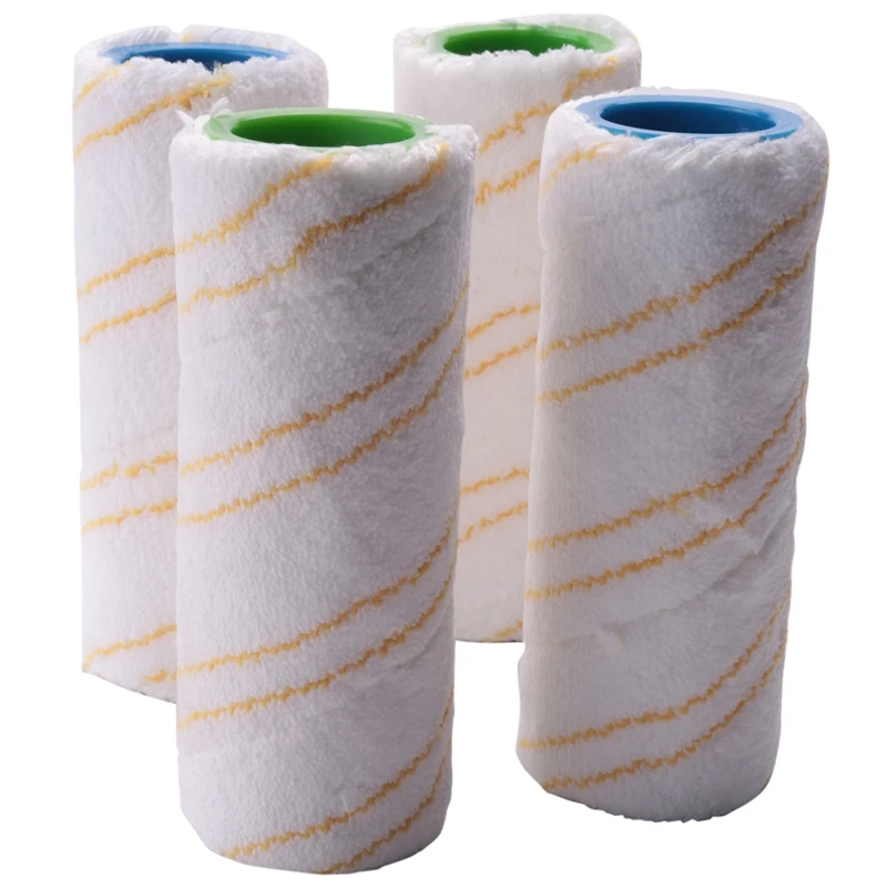 

4 Pieces Set of Rollers for Karcher FC5 FC7 FC3 FC3D Electric Floor Cleaner Replacement Rollers