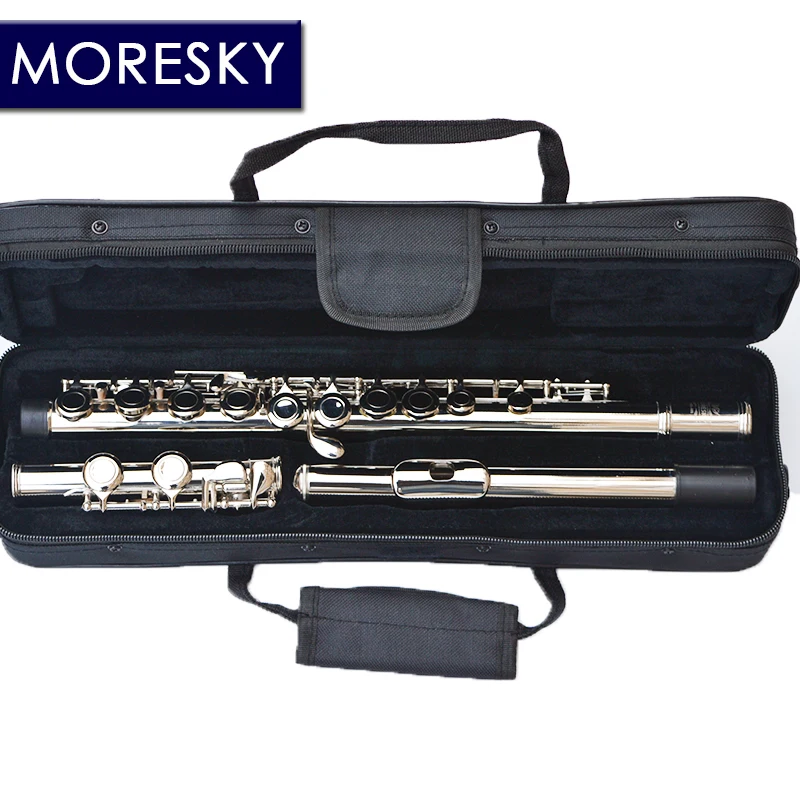

Для MORESKY 16/17 с закрытыми/открытыми отверстиями C-образный ключ канавка инструмент капроникель никель/Посеребренная концертная канавка с E-ключом