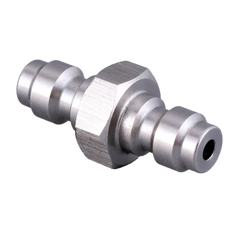 

N58C Double Male Quick-Disconnect Coupling Adaptor Stainless Steel Air Fill Station Tool Fittings Universal Double Male