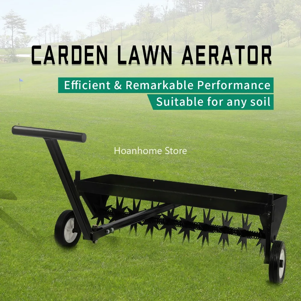 Роторный культиватор для газона садовый ручной инструмент 40 дюймов аэратор