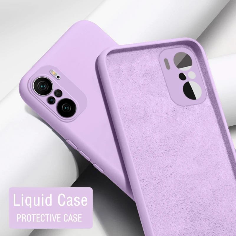 

Phone Case for Xiaomi Redmi Note 10 10S 9 9S 8 7 Pro Max Poco X3 F3 M3 Liquid Silicone Shockproof Cover Case Mi 11 Lite Ultra