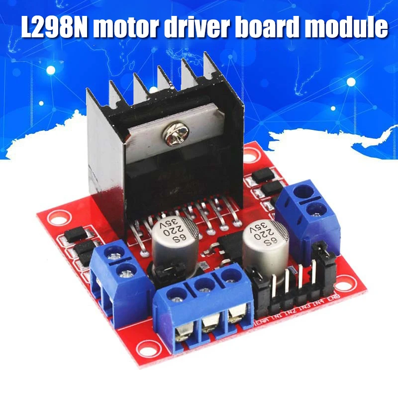 

L298N Motor Driver Controller Board L298 Module for Arduino Dual H Bridge DC Stepper Motor Smart Car Robot