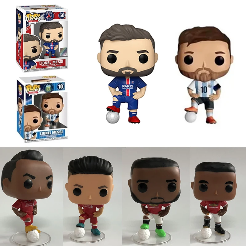 S Lionel Messi #10 Vinyl Anime Figures Collection Statue Model Doll Toy Gift