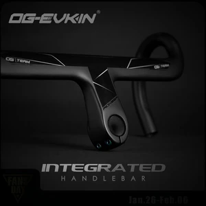 Руль OG-EVKIN, HB-1300, из углеродного волокна, OD2, 28,631,8 мм, для шоссейных гонок, велосипедов