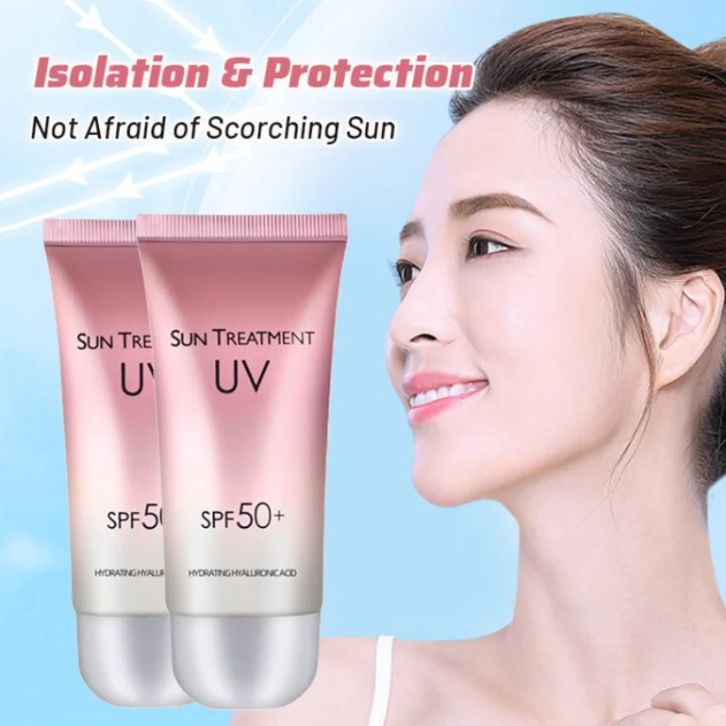 

Солнцезащитный отбеливающий крем для лица, с SPF 50 +, 2 шт.
