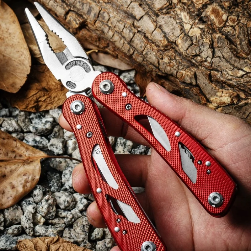 

Multi-functional Pliers Mini Folding Tool Outdoor Equipment Knife Portable Combination Wrench Screws Multi-purpose Fishing EDC