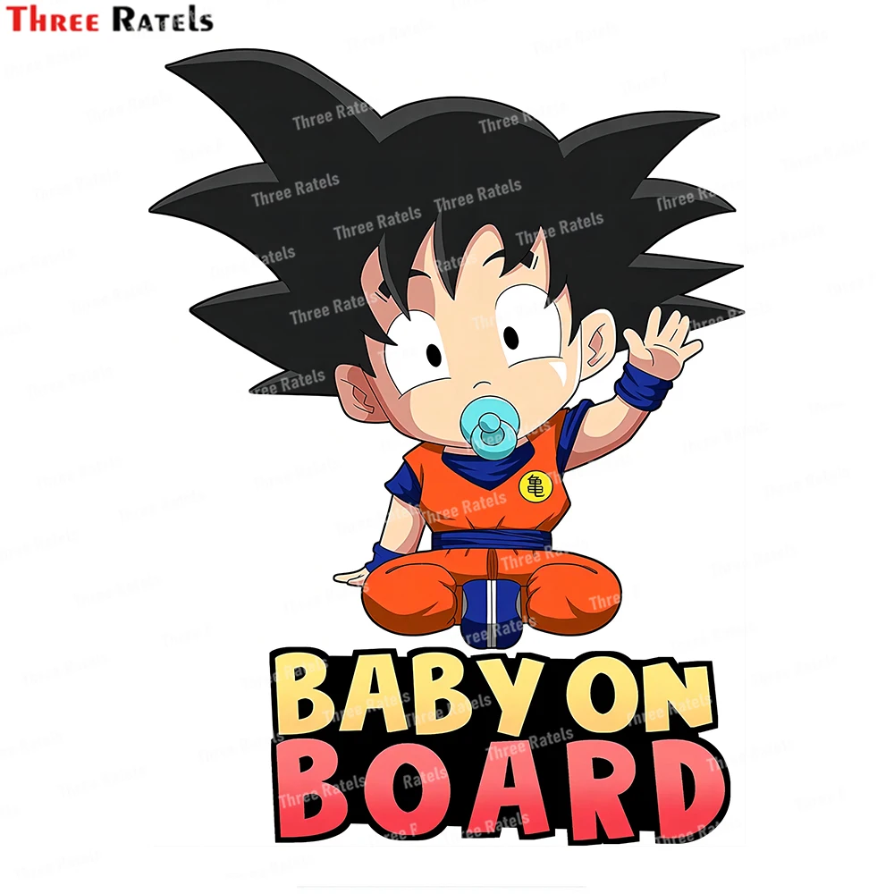 

Three Ratels J508 Anime Ball Baby On Board Sticker for Cars Anime Baby Stuff Baby Stickers Car SUV Trucks Vans RVs