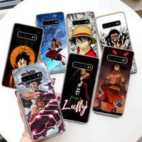 one piece monkey d luffy coque phone case for samsung galaxy s22 s21 s20 ultra fe s10 plus s10e s9 s8 s7 s6 edge lite soft cov