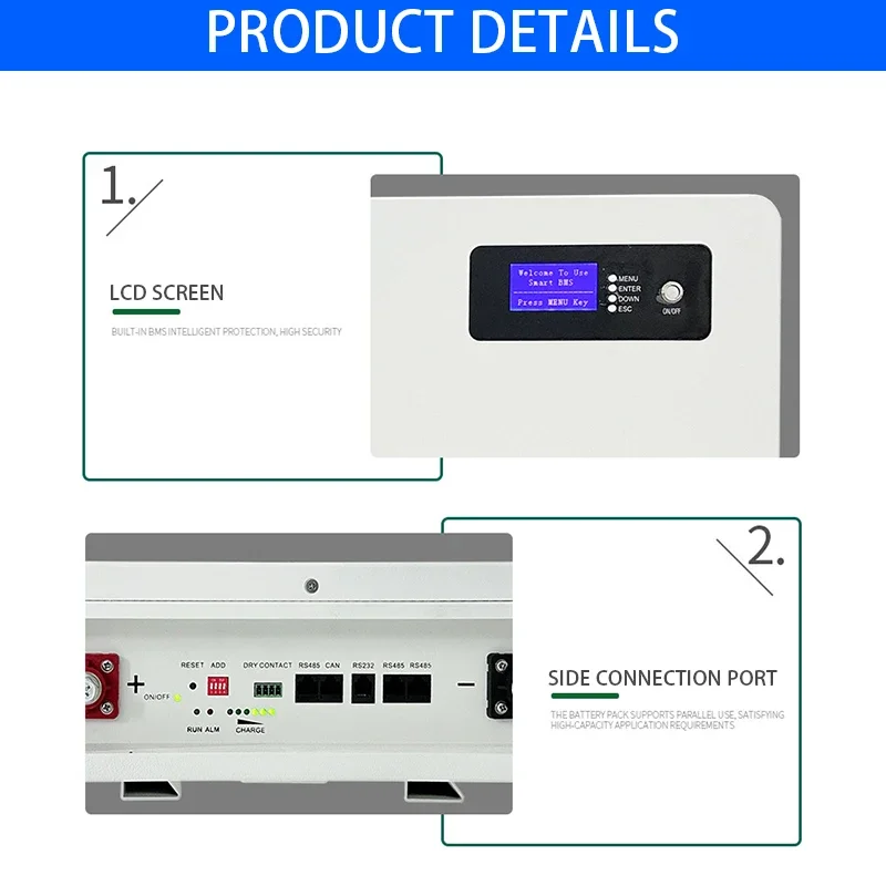 Аккумулятор для хранения энергии 7 кВт/ч 51 2 в lifepo4
