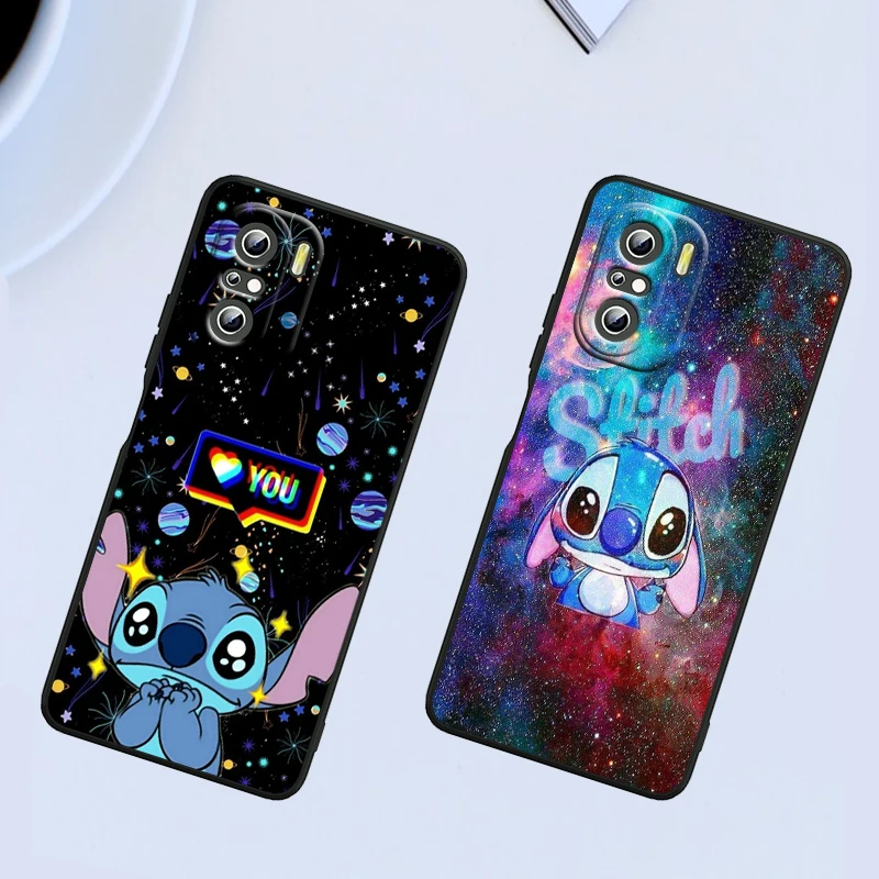 Чехол Ститч для телефона Xiaomi Redmi Note 12 11E 11S 11 11T 10 10S 9 9T 9S 8 8T Pro Plus 4G