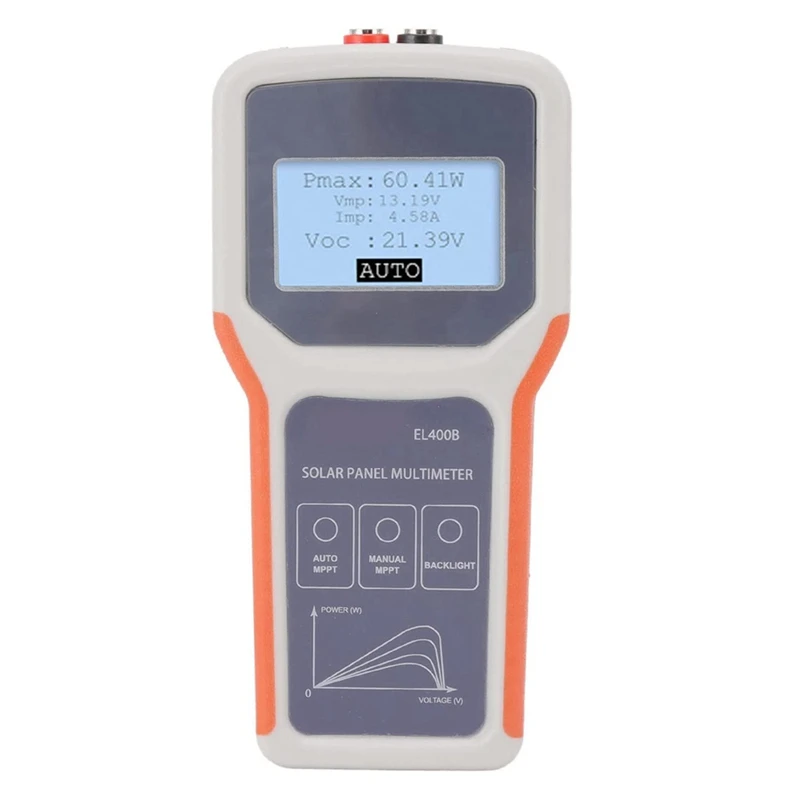 

HLZS-LCD Solar Tester, Digital Solar Power Meter LCD Solar Panel Multimeter Solar PV Panel MPPT Tester For Photovoltaic Panel