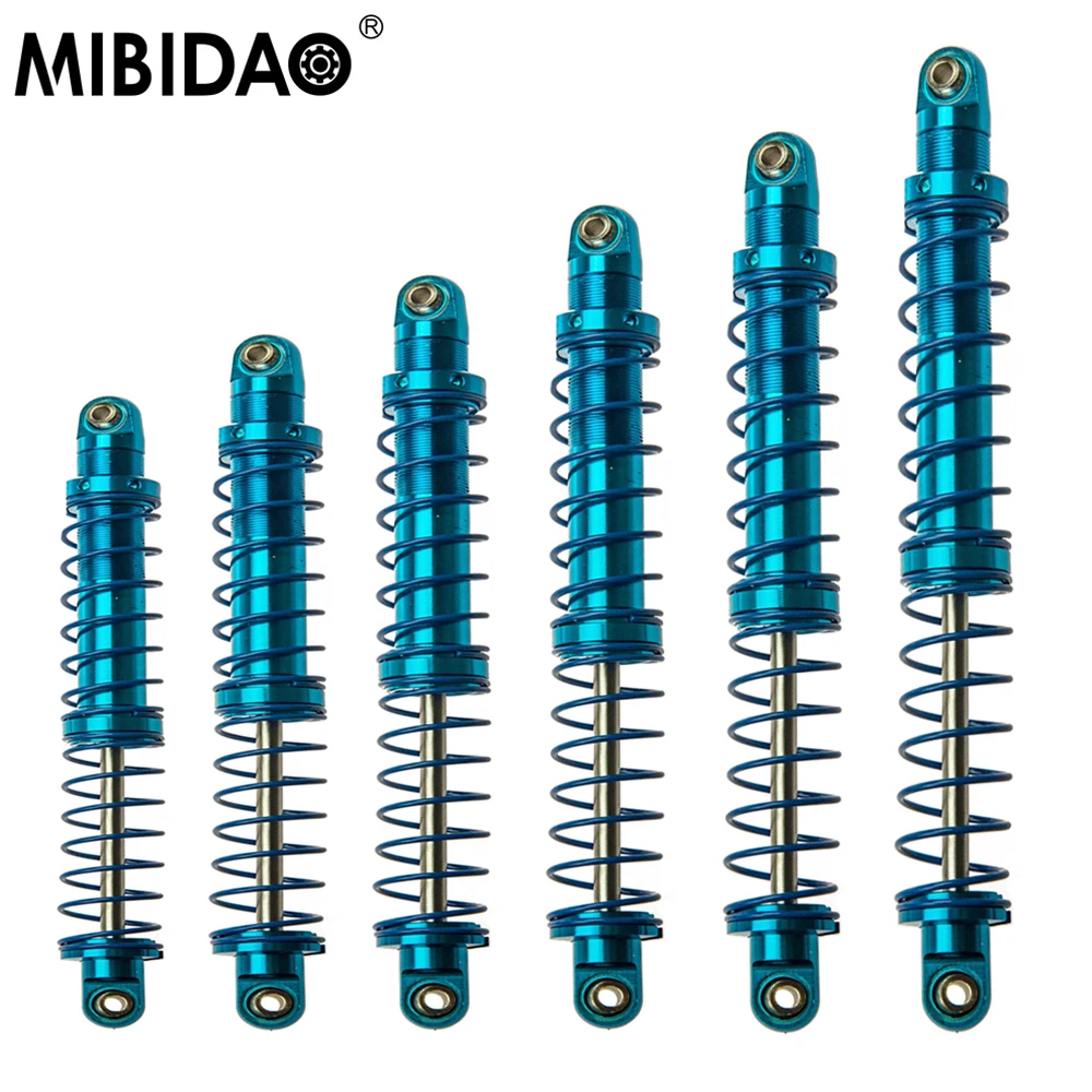 

MIBIDAO 4Pcs Metal Shock Absorber 70/80/90/100/110/120mm Oil Damper for 1/10 RC Crawler Car Axial SCX10 90046 AXI03007 TRX4 TRX6