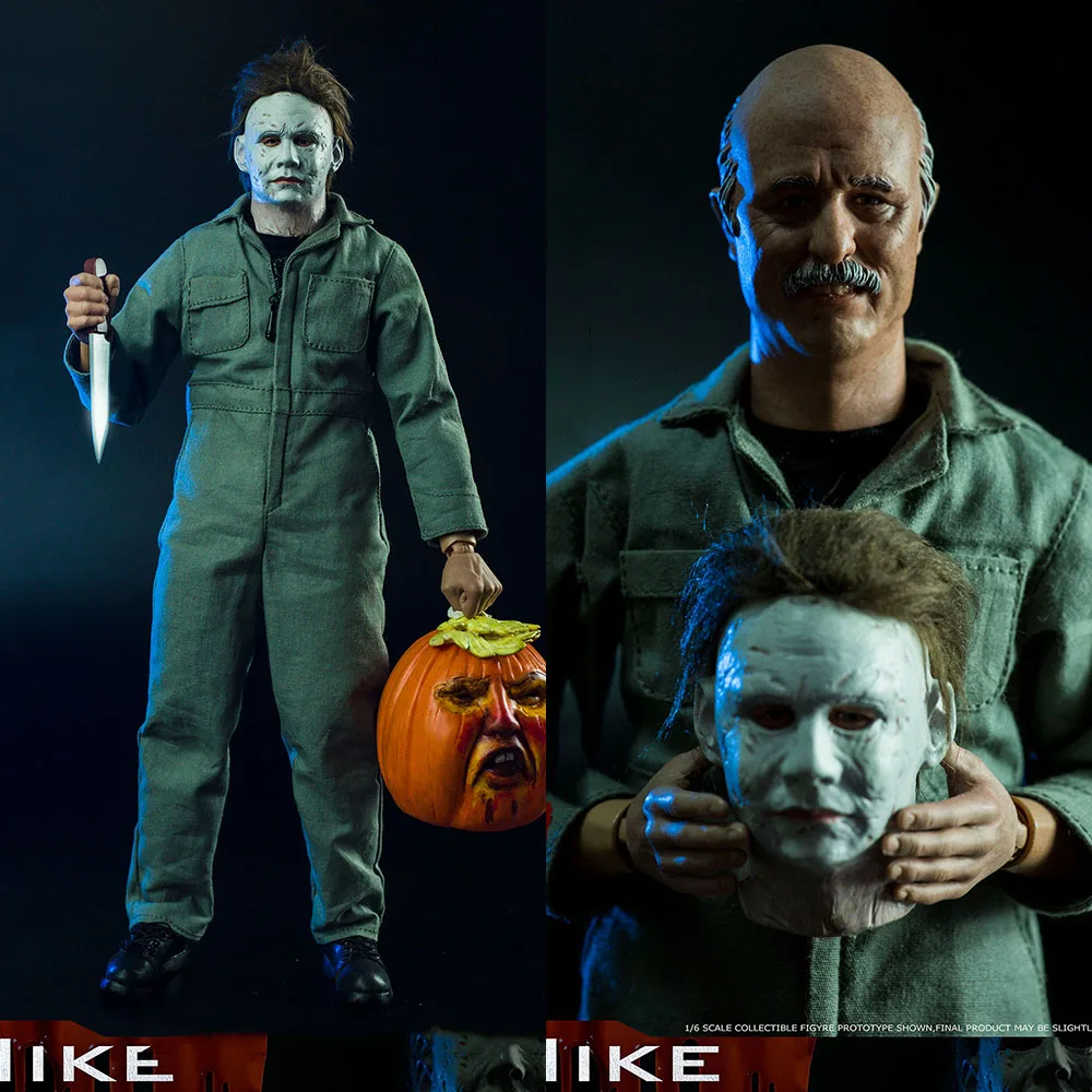 

In Stock BBK BBK009 1/6 Scale Collectible Halloween Late Night Killer Mike Figure Model 12‘’ Male Soldier Action Doll Full Set