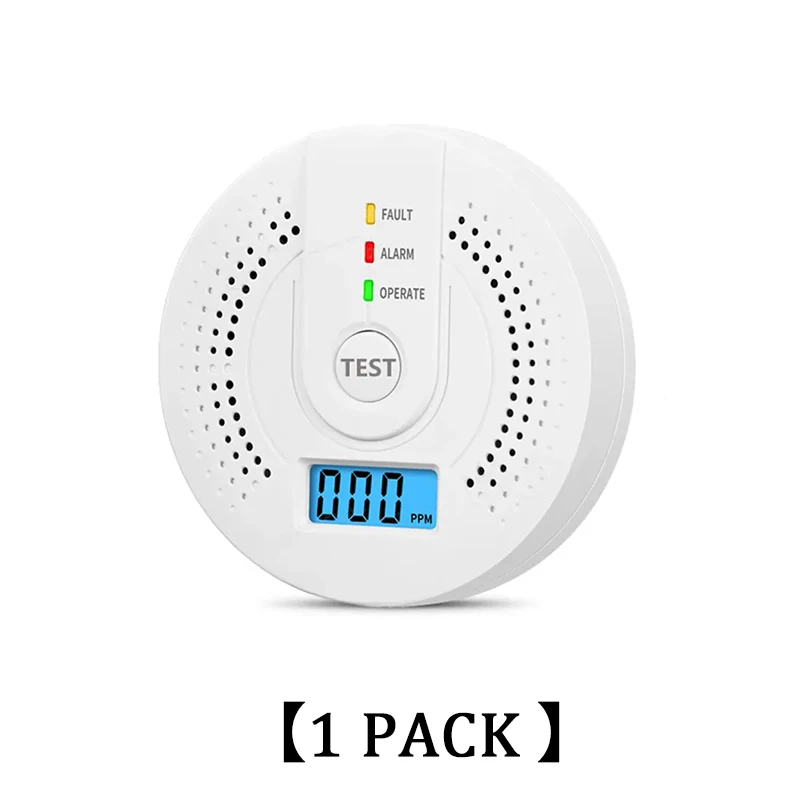 

Независимый датчик сигнализации CO Xiaomi, детектор сигнализации угарного газа, высокочувствительное предупреждение, ЖК-дисплей, сигнализация CO с UL2034