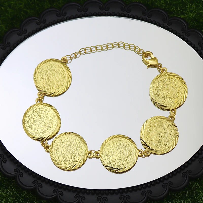 Турецкие монеты браслет для женщин и мужчин модные дешевые эфиопские браслеты