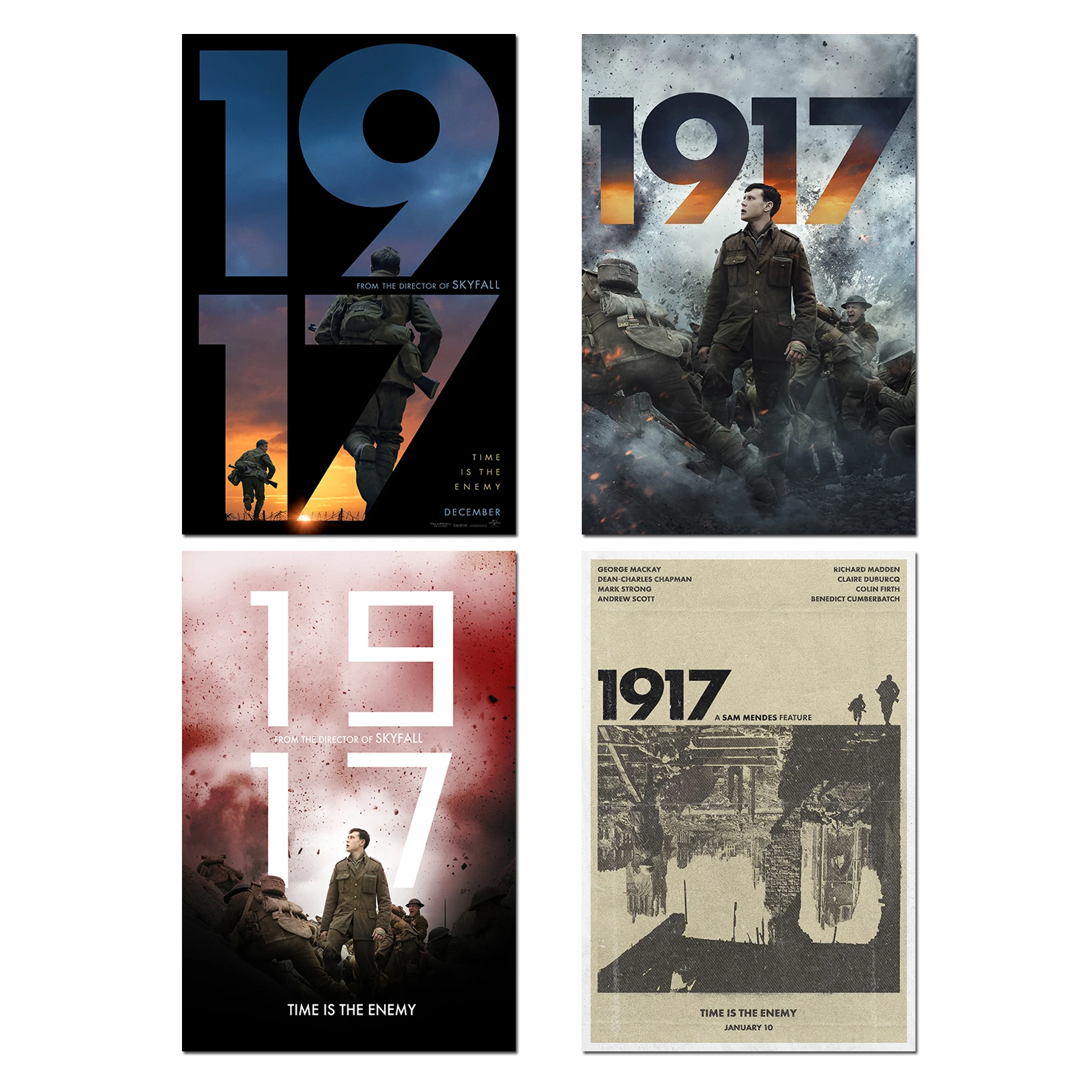 

1917 Movie Print Art Canvas Poster For Living Room Decor Home Wall Picture