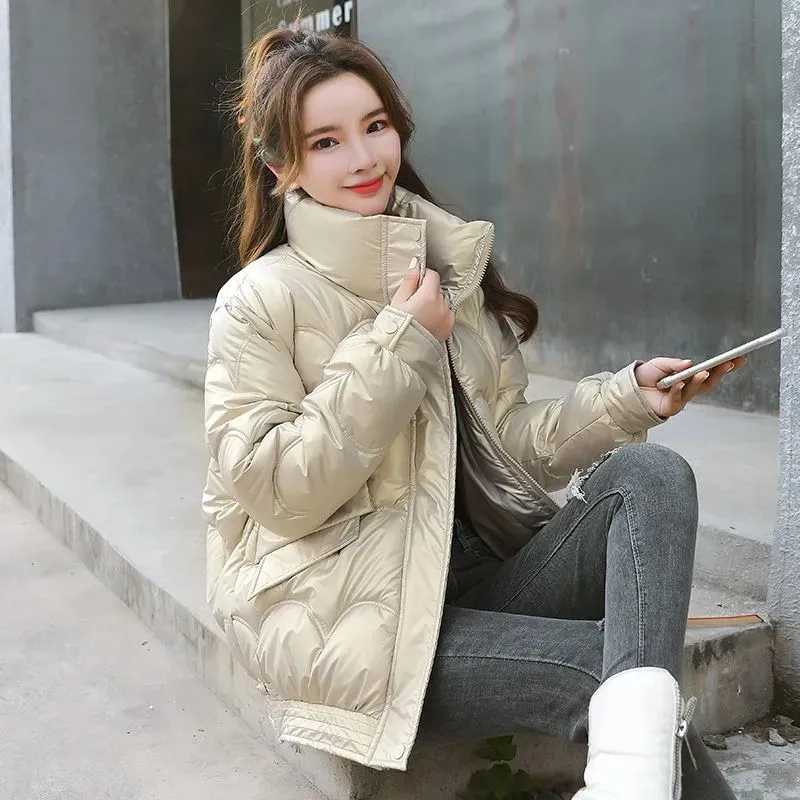 Loose Solid Thick Coats Hooded Jackets Female Outwear 2023 New Winter Jacket Women's Parkas High Quality Cotton Clothes Casual