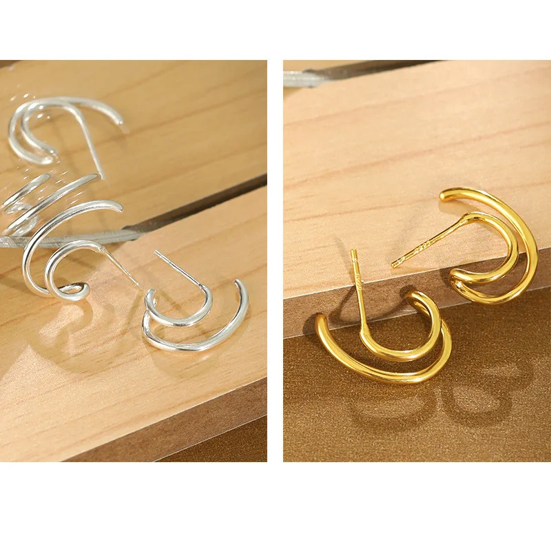 

Женские серьги-гвоздики из серебра 925 пробы, в неоготическом стиле