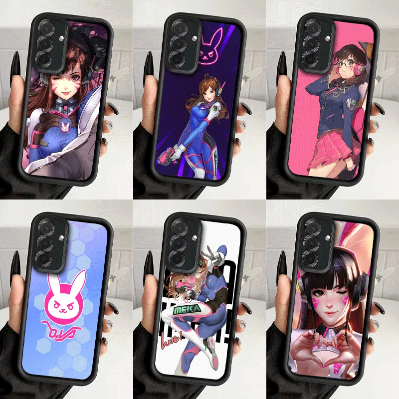 Фото Противоударный чехол O-Overwatchs D-DVA для Samsung A13 A14 A15 A16 A17 A33 A34 A35 A36 A37 A53 A54 A55 A56 A57 A23 A24 A25 A26 №1