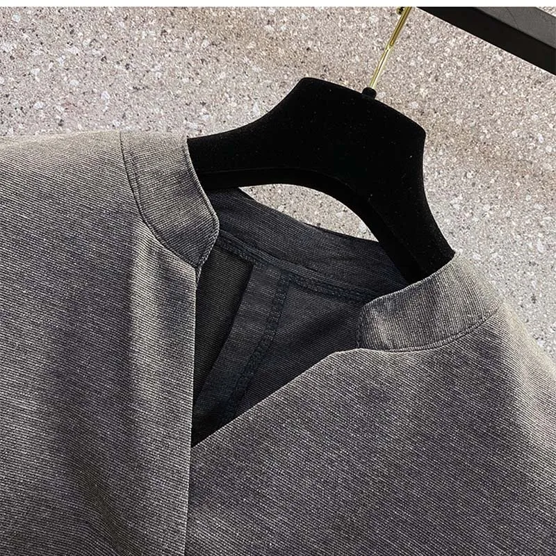 Новинка лета 2022 футболка с сетчатым рукавом и штаны в полоску повседневный