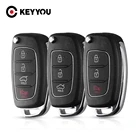 Пульт дистанционного управления KEYYOU, 34 кнопок, флип-брелок, складной Автомобильный ключ для Mistra, Hyundai HB20, SANTA FE, IX35, IX45, Accent I40, Solaris