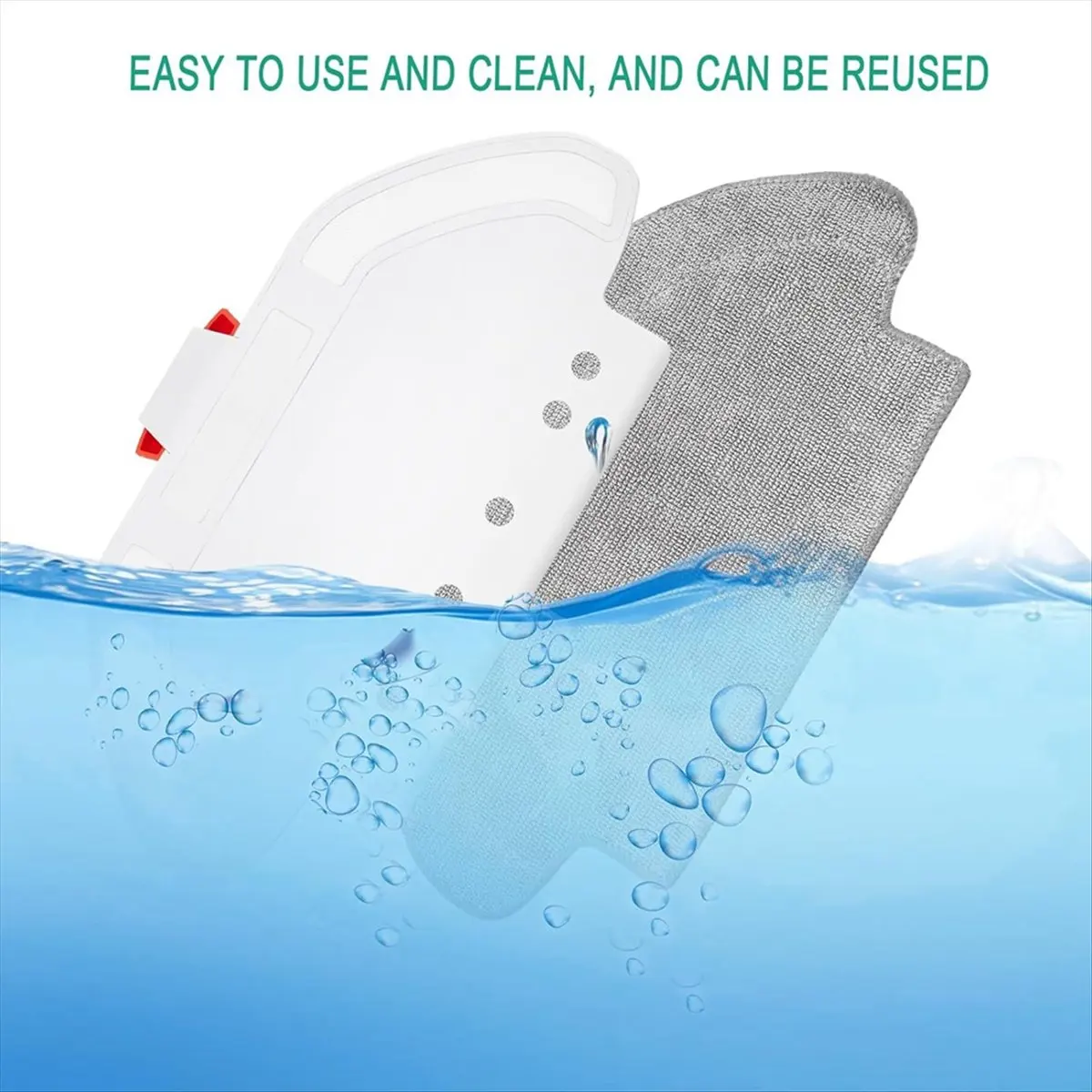 Фото 【ABJZ】 Держатель для салфеток для Mi Robot Vacuum Mop 2S, Mop Pro, Mop P, S12, S10 EU, STYJ02YM, V2 Pro, V3 SE №1