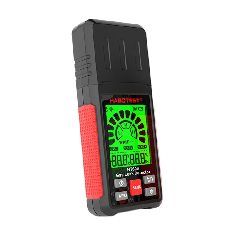 

HABOTEST HT609 Natural Gas Leak Detector Combustible Gas Detector Natural Gas Detector