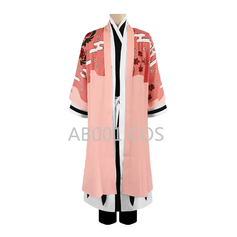 Аниме Отбеливатель Kyoraku Shunsui Косплей Костюм тысячи лет кровавых войн Розовое