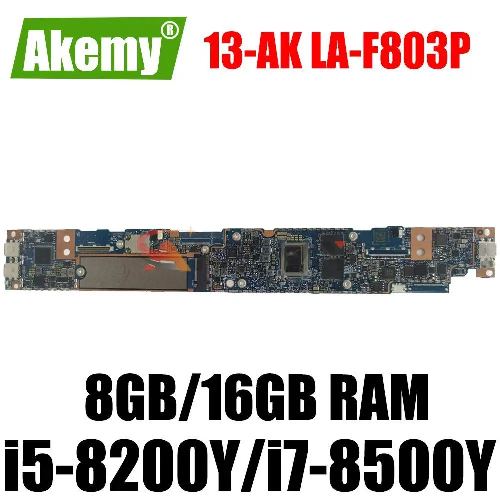 

LA-F803P Motherboard For HP Spectre 13 Folio Convertible 13-AK Laptop Motherboard Mainboard with i5-8200Y i7-8500Y 8GB 16GB